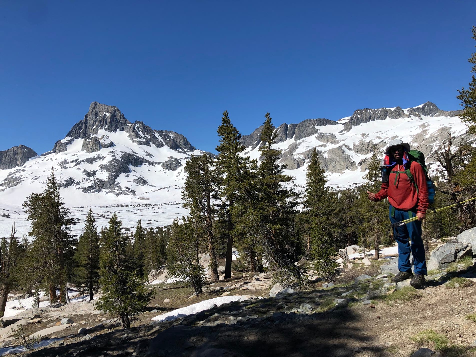 me hiking in Yosemite Valley, California