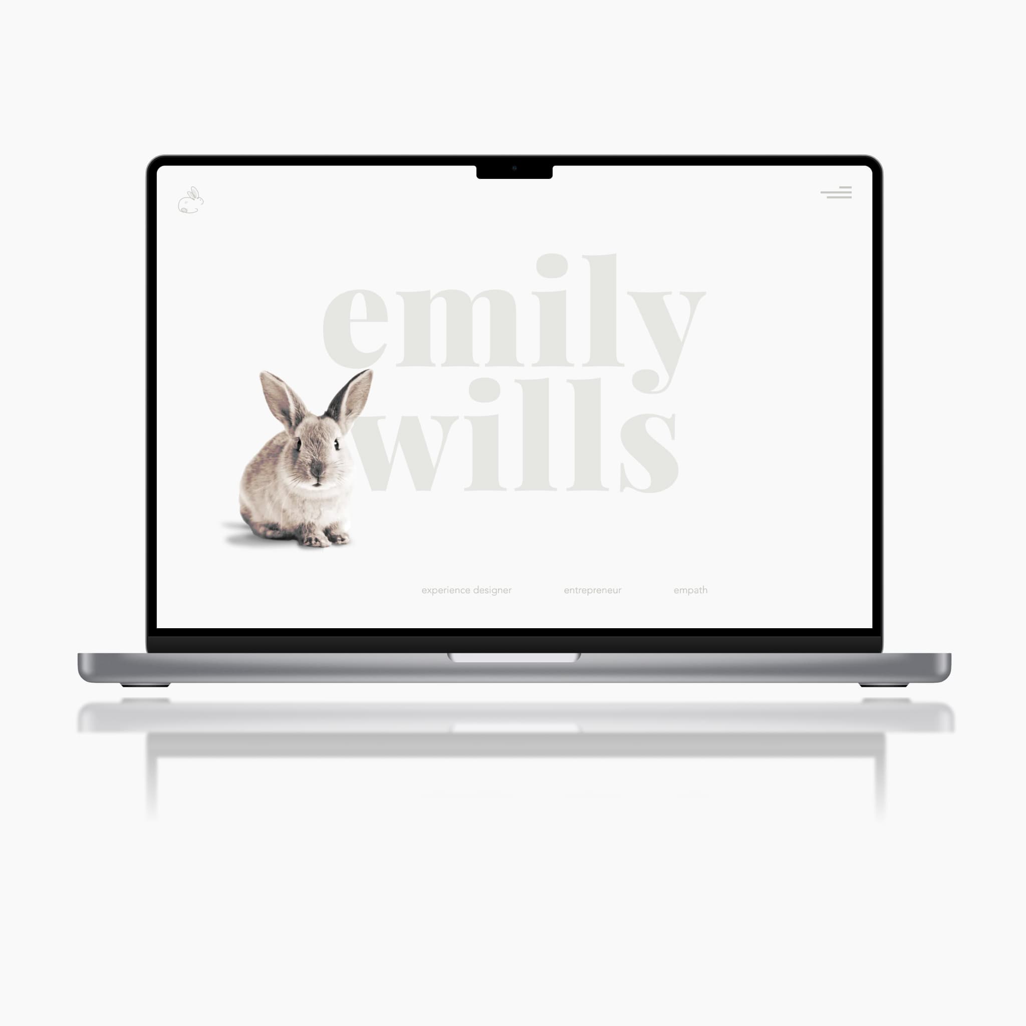 a screenshot of emily's website